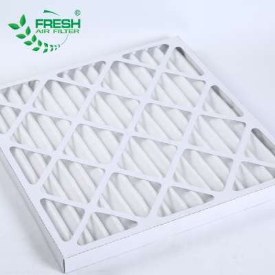 HVAC Cardboard Pleat Panel Air Conditioner Filter for Ventilation System