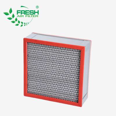 h13 h14 air conduction system hvac hepa 99,99%  housing furance filter machine